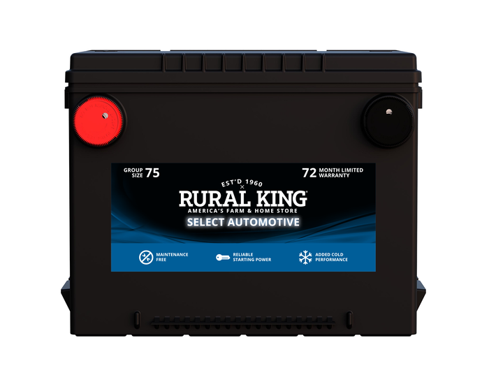 Rural King Select Automotive Battery - 75-72