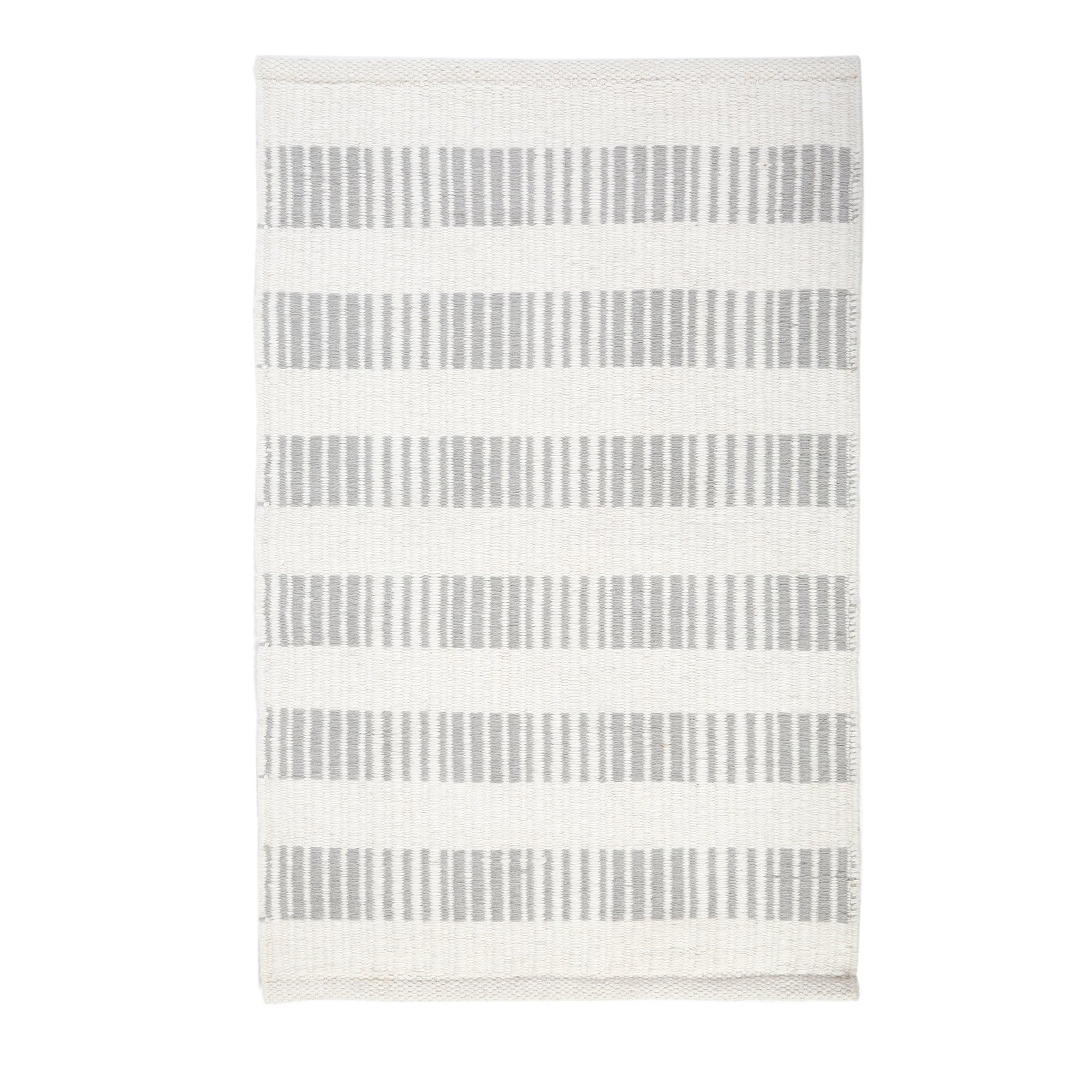 Brooke Handwoven Rug in Light Grey in multiple sizes