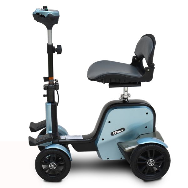 EV Rider CityBug Portable Folding Mobility Scooter - w/ Anti Flat Tires For Seniors