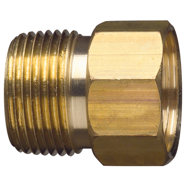 CONNECTOR M/F BRASS 3/4