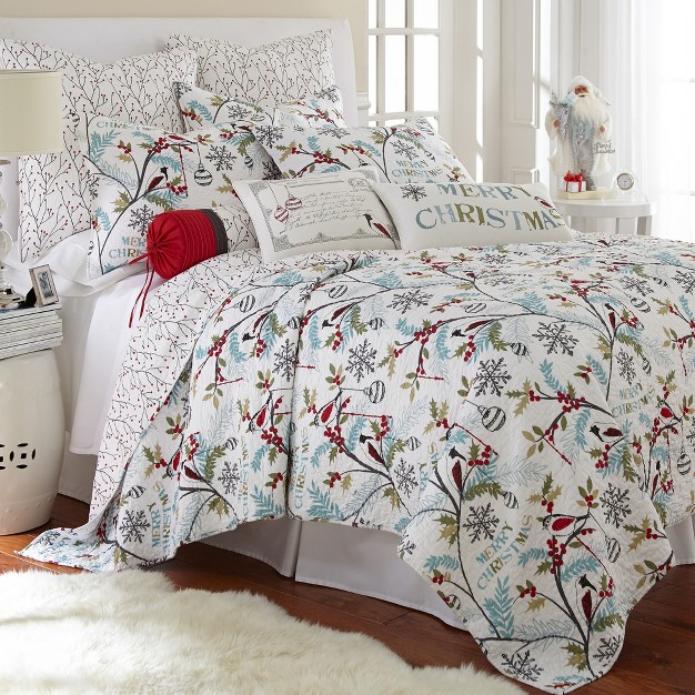 Holly Holiday Quilt Set Levtex Home