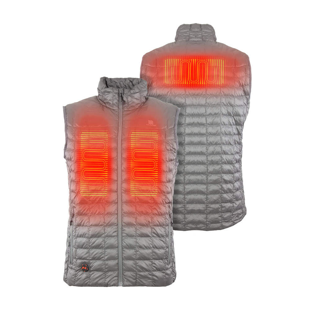 Mobile Warming Backcountry Vest Mens 7.4V Slate 2X ;