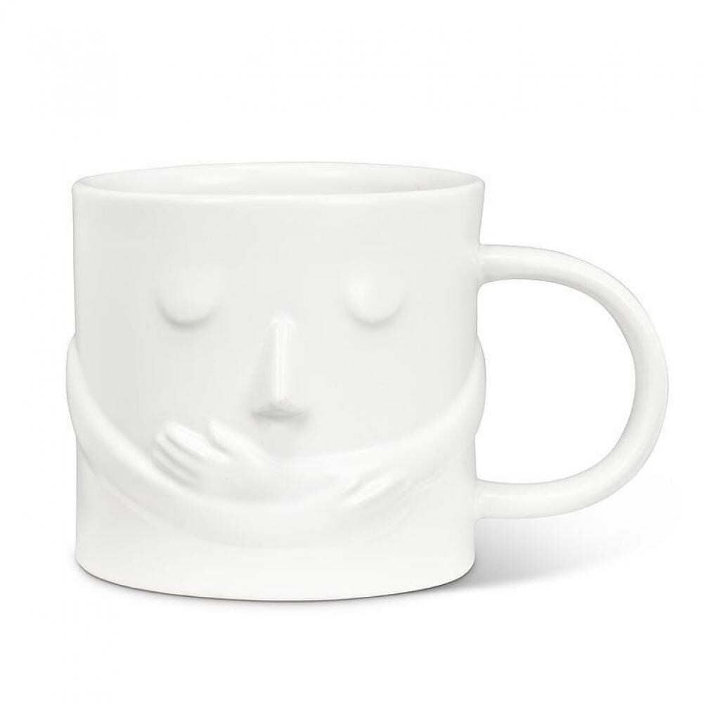 Matte White With Hugging Arms Mug