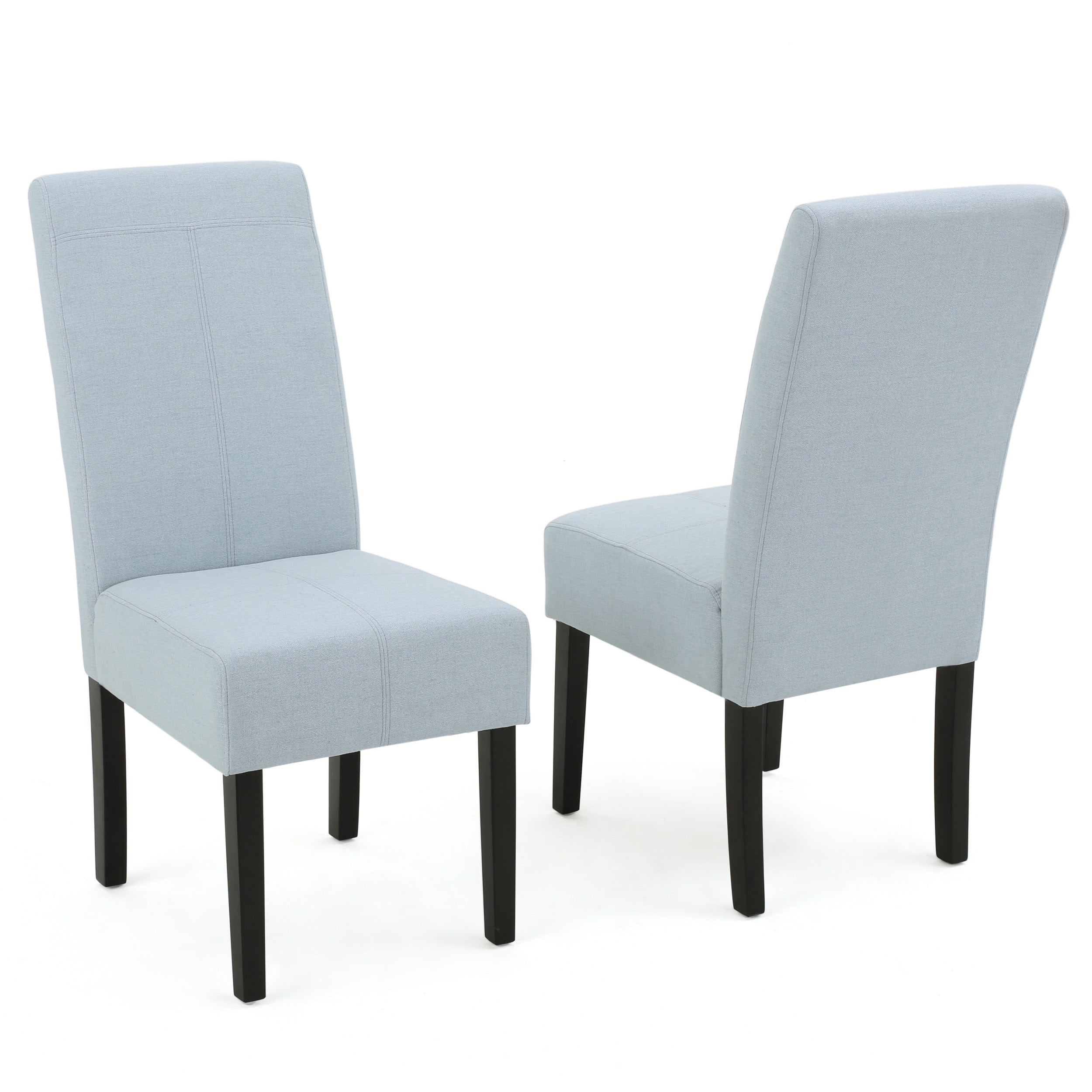 Percival Contemporary T-Stitch Fabric Dining Chairs (Set of 2)