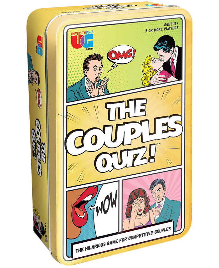 University Games The Couples Quiz Tin Set  254 Piece