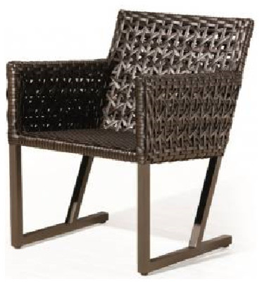 Cali Dining Chair With Arms   Tropical   Outdoor Dining Chairs   by Babmar® Commercial Residential Outdoor Furniture  Houzz