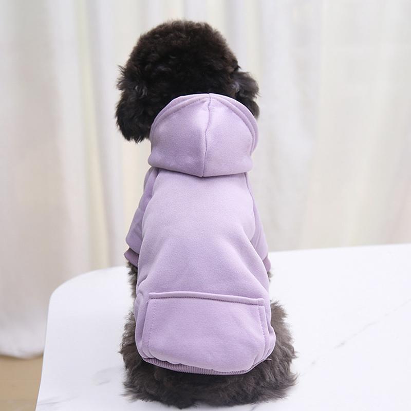 Winter Dog Hoodie With Pockets