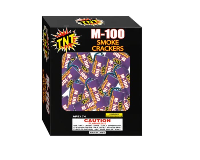 TNT Fireworks Smoke Crackers - 350115