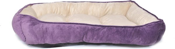 HappyCare Textiles Rectangle Ultra-Soft Bolster Cat and Dog Bed