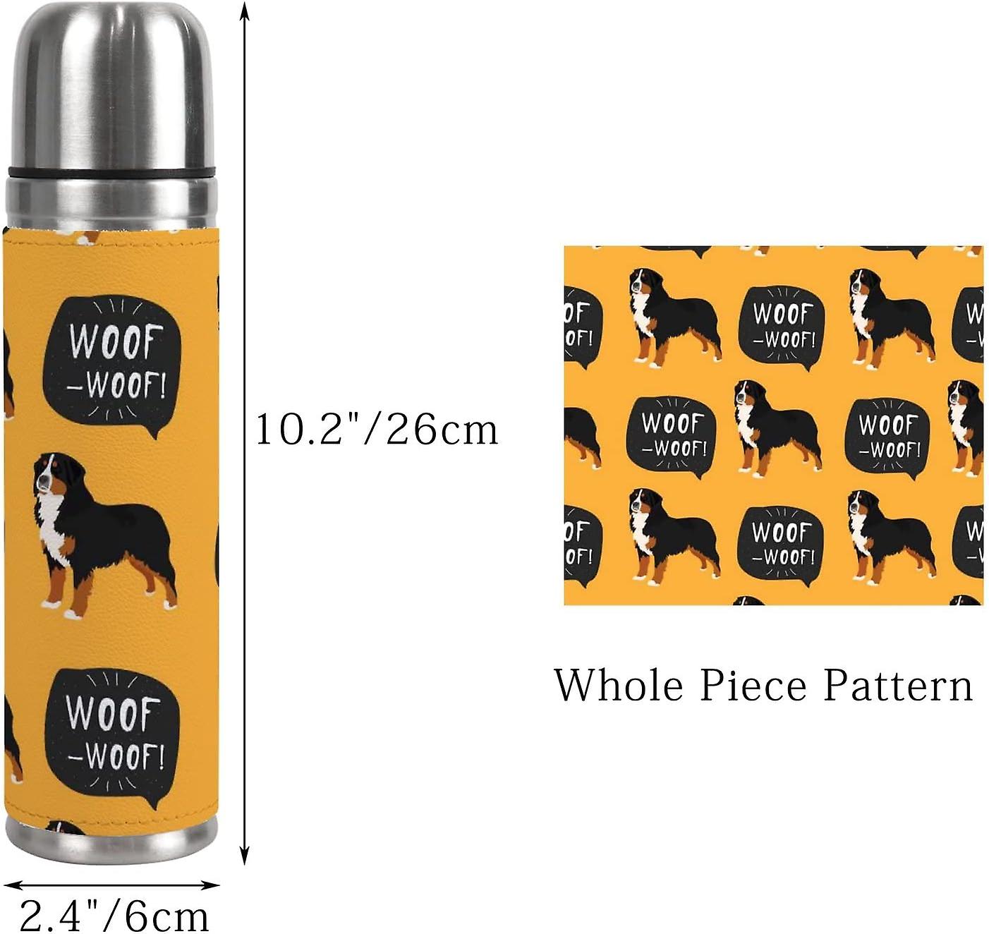 Insulated Mug Stainless Steel Water Bottle Bernese Mountain Dog Vacuum Cup Travel Mug For Travel School Office