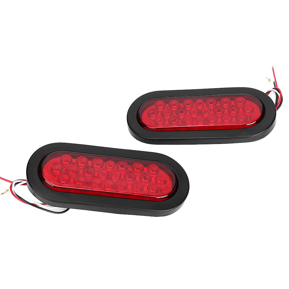 2pcs Trailers 22 Leds Oval Side Light Signal Rear Lamp Hl-j-006