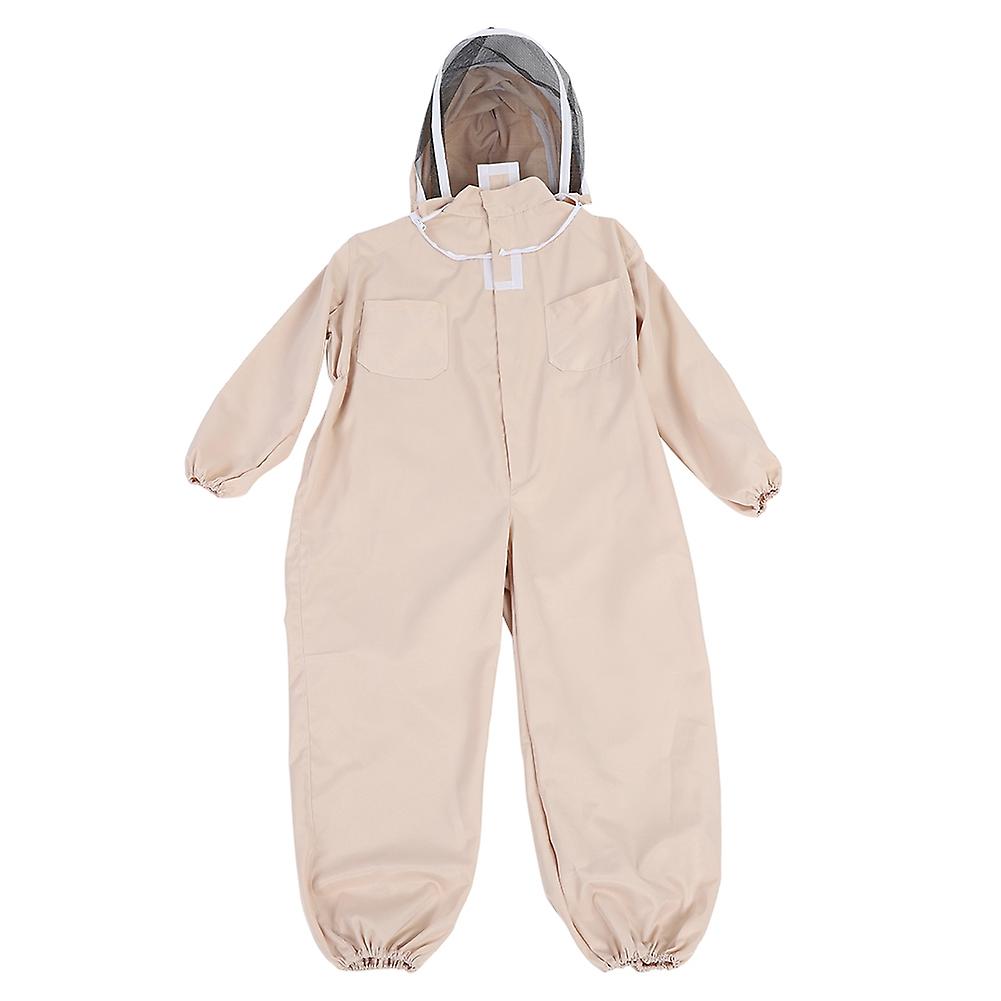 Professional Beekeeping Protective Full Body Jacket Smock Suit (l)