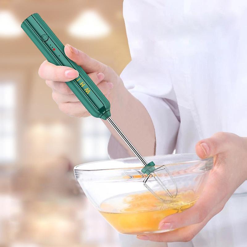 Usb Rechargeable Electric Stirrer Milk Coffee Frother Foamer Handheld Egg Beater Kitchen Tool