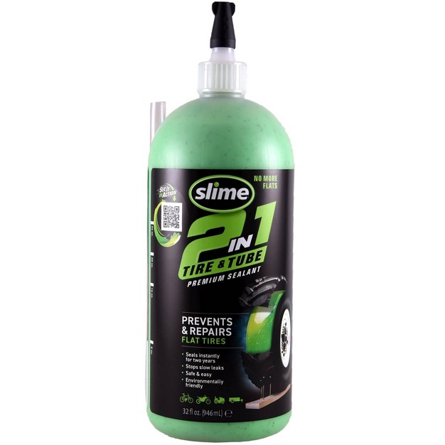 Slime 32oz 2 in 1 Tire And Tube Sealant