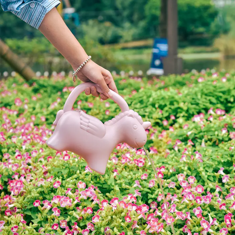 1.5L  animal garden watering can new design PE watering pot with handle  Other Watering   Irrigation tools