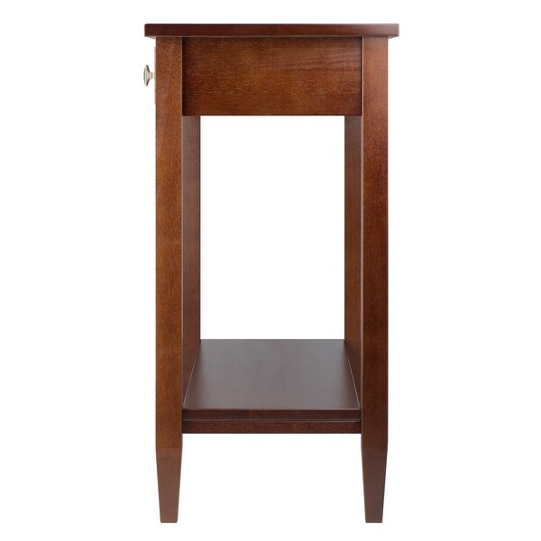 Richmond Console Table， Walnut - 33.98 x 15.69 x 29.92 inches