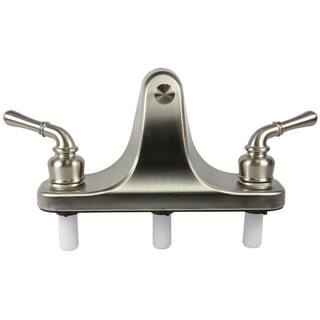 DANCO Mobile Home and RV 8 in. 2-Handle Off-Set Roman Tub Faucet in Brushed Nickel 10885X