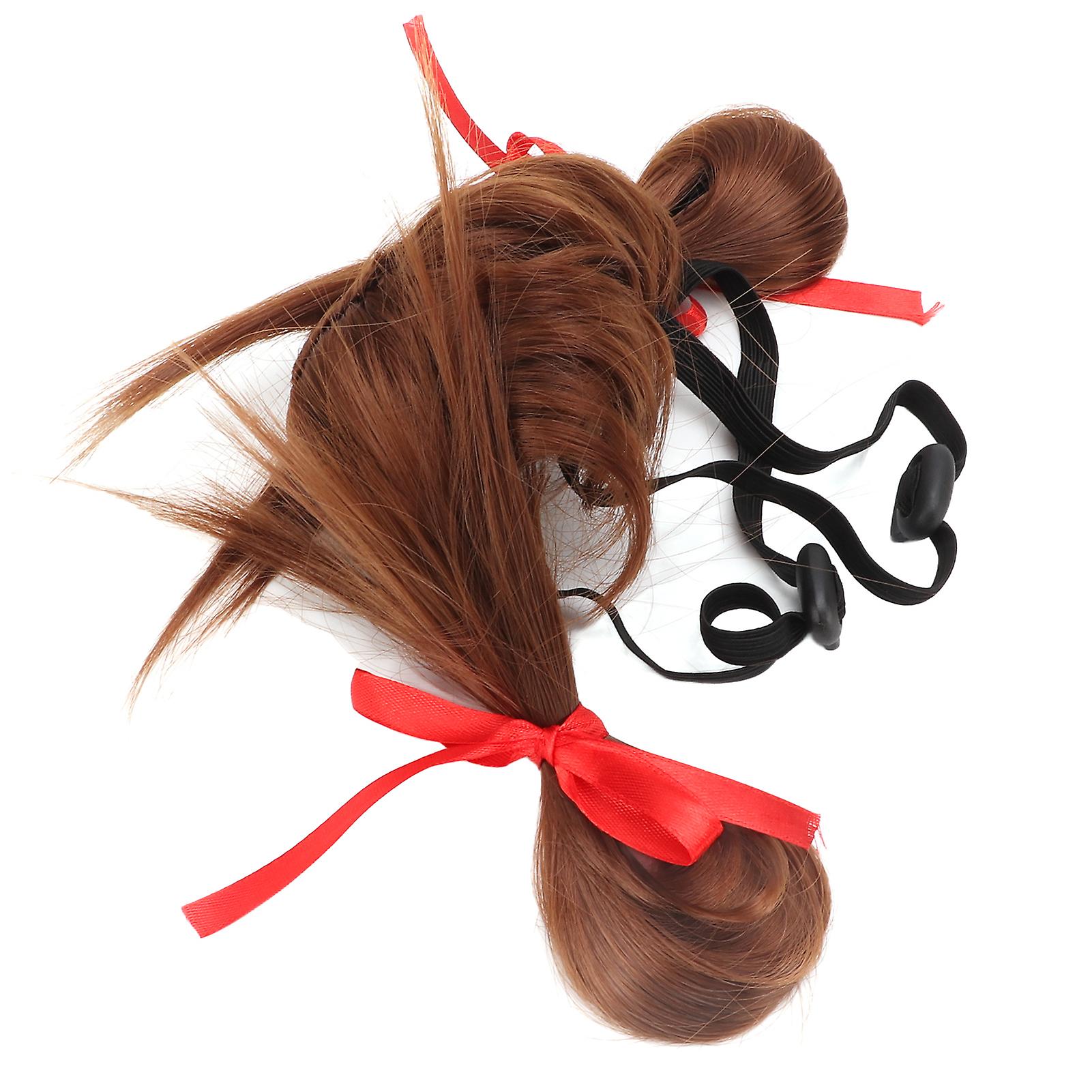 Dog Wig Pet Halloween Wig With Adjustable Band For Party Festival Christmas Birthday