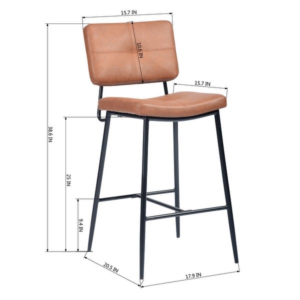 Carbon Loft Yara Counter Height 27-inch Bar Stool Set