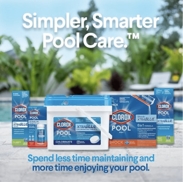 Clorox Pool&Spa XtraBlue Chlorinating Tablets- 12 lb 12-lb Bucket 3-in Pool Chlorine Tabs