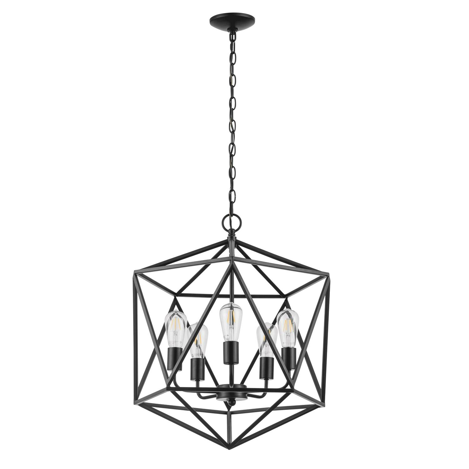 Prominence Home Heleo Chandelier in Matte Black