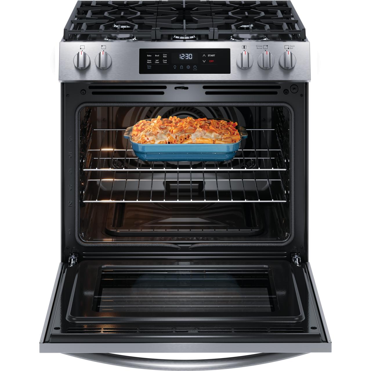 Frigidaire 30-inch Freestanding Gas Range FCFG3083AS