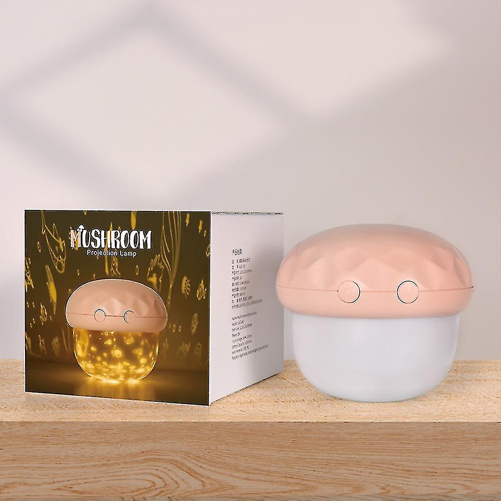 Mushroom Blossoming Projection Lamp Three-color Atmosphere Lamp