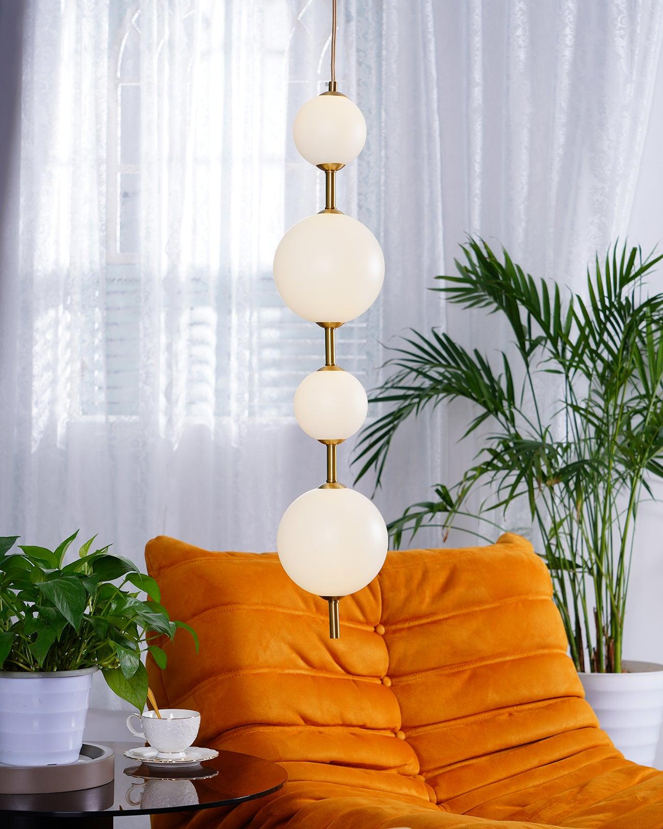 Vertical Globe Pendant Lamp