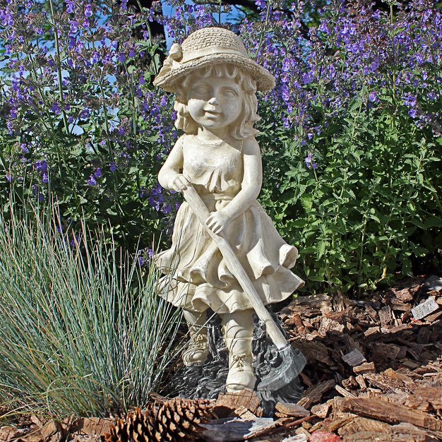 Design Toscano Young Gardener Girl Statue Rebecca Medium