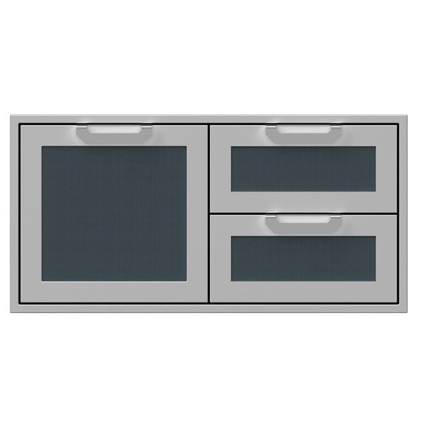 Hestan 42 Double Drawer & Storage Door Combination With Color Options