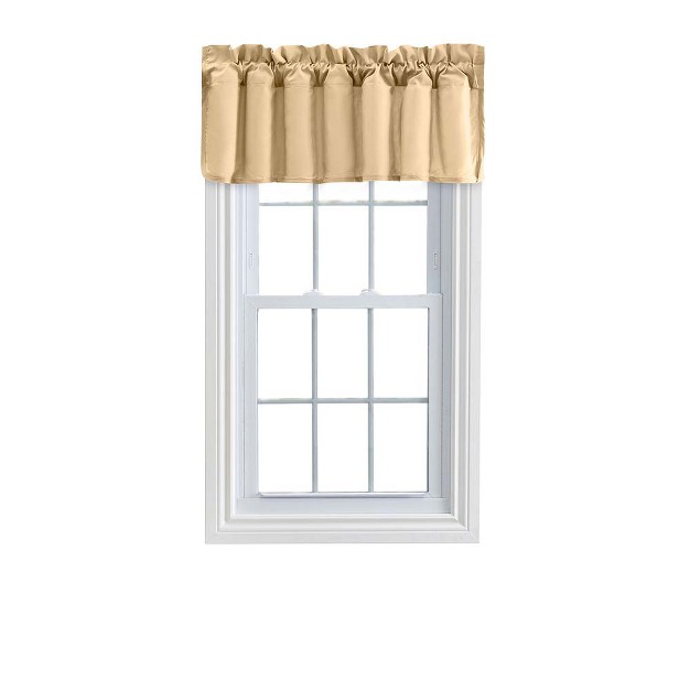 Rod Pocket High Quality Fabric Lined Swag Set Filler Valance 42 quot x13 quot Almond