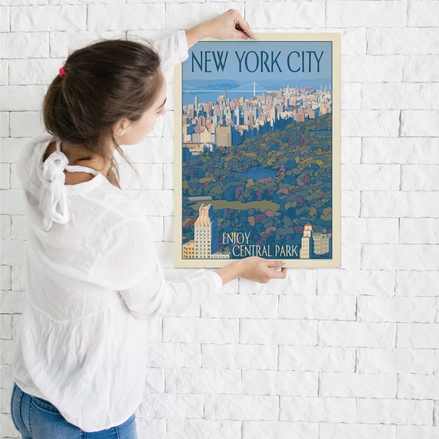 Americanflat Vintage Architecture New York Enjoy Central Park By Anderson Design Group Poster