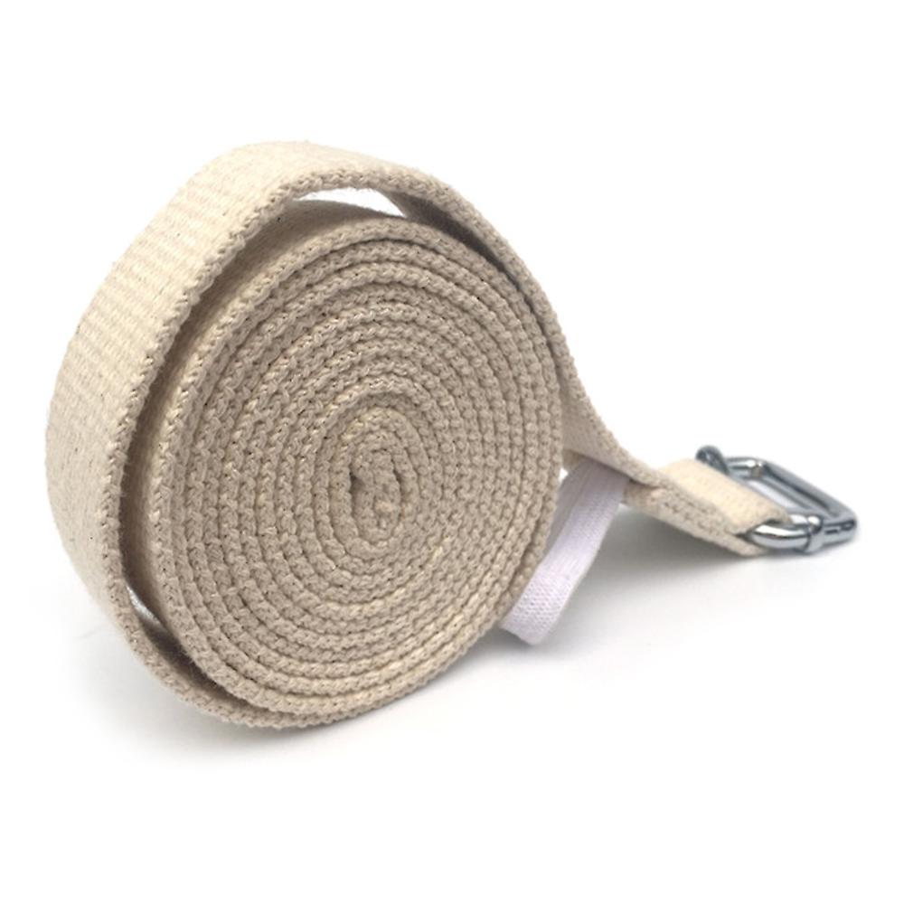 10ft Yoga Stretching Strap Cotton Exercise Strap Fitness Physical Therapy Strap With Metal Ring