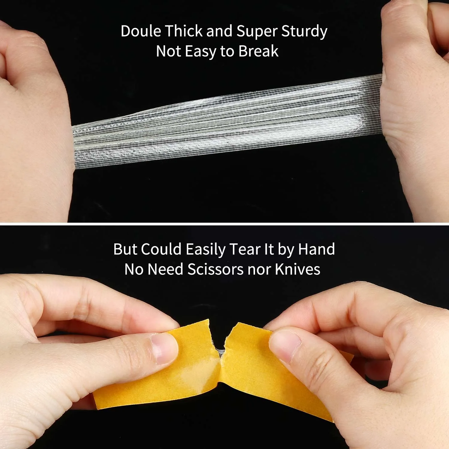 🔥BIG SALE - 49% OFF🔥Strong Adhesive Double-sided Mesh Tape( Leng