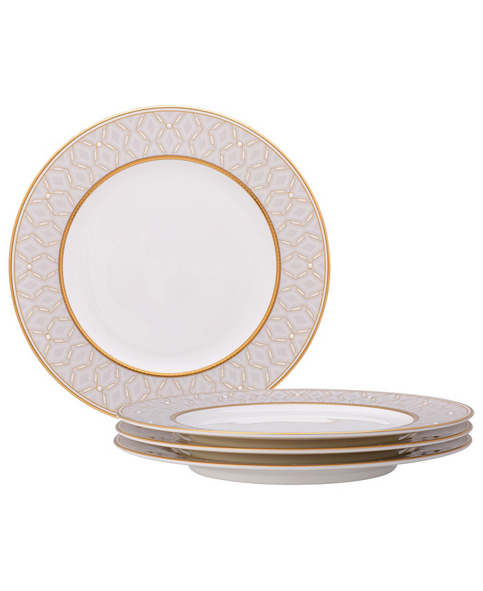 Noritake Noble Pearl Set Of 4 Salad Plates 8-1 2