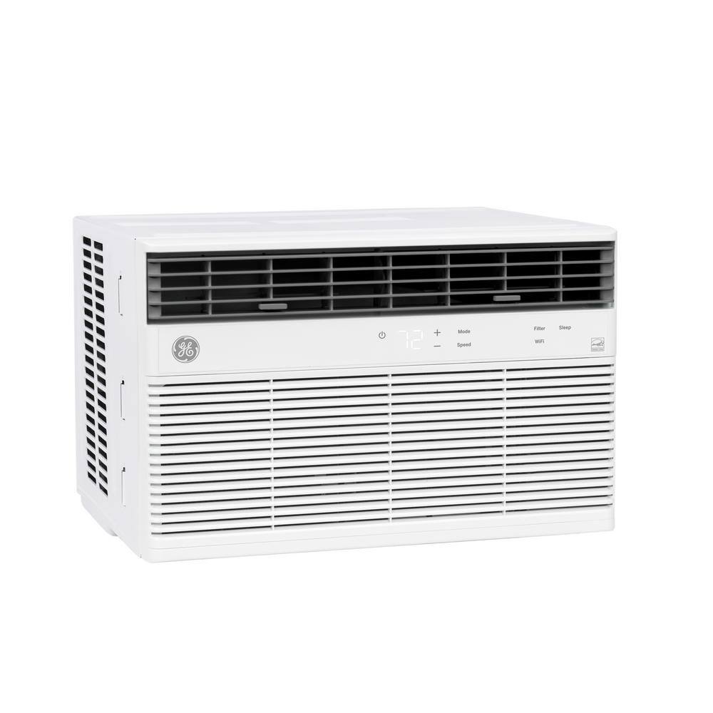 GE 8000 BTU 115-Volt Smart Window Air Conditioner with WiFi and Remote in White ENERGY STAR AHTK08AA