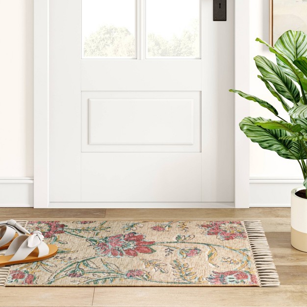 Floral Printed Rug