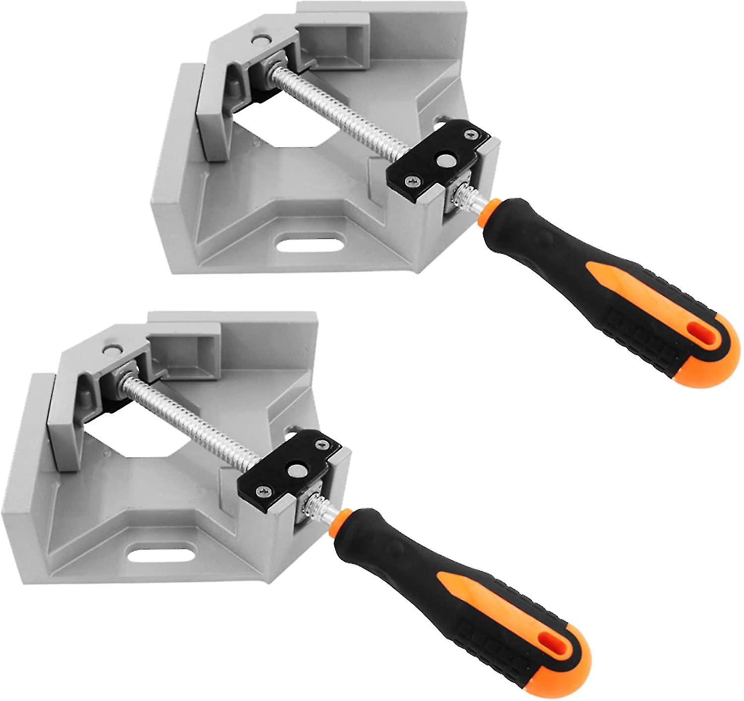 90 Degree Right Angle Clamp Double Handle Corner Clamp Screw Clamp Set Corner Clamp Miter Clamp For Picture Frame， Drawer