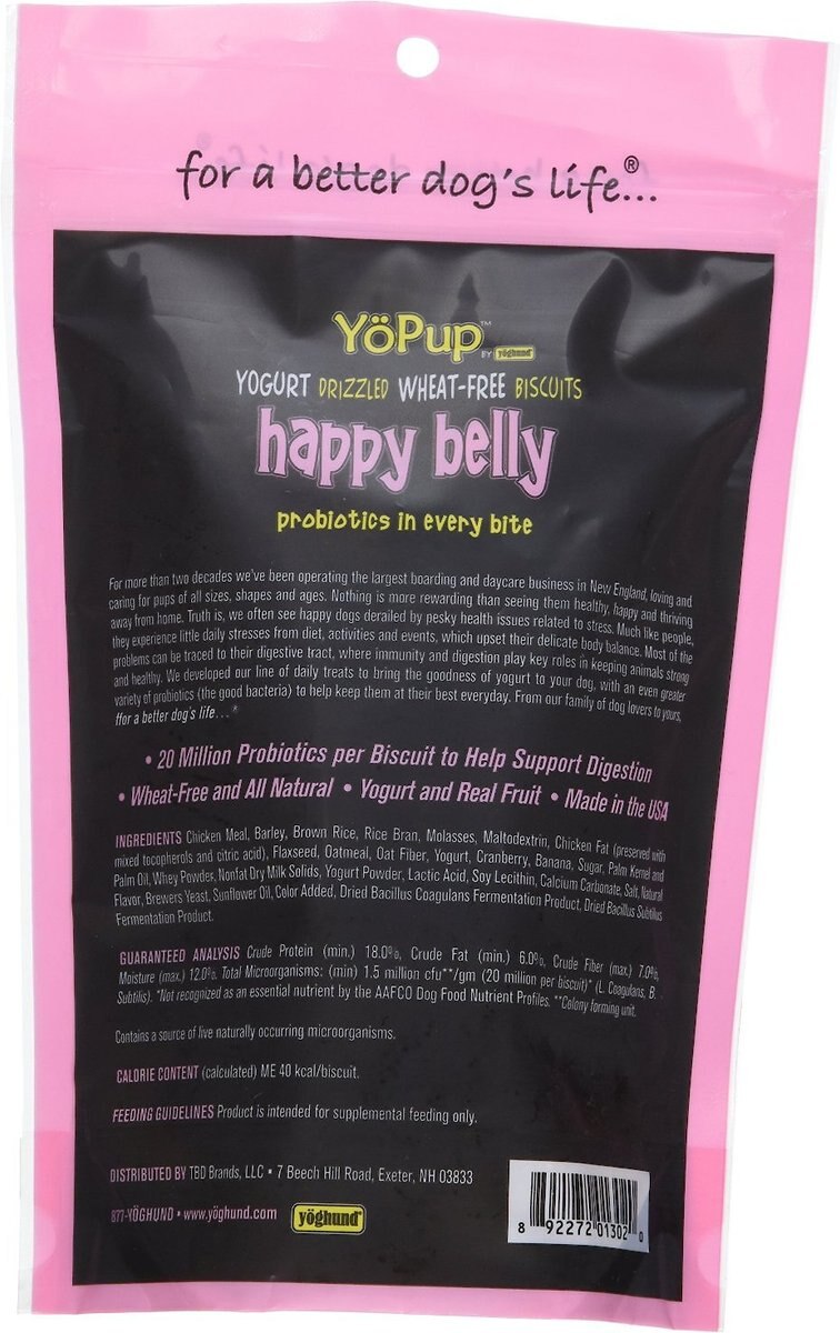 YoPup Happy Belly Biscuits Dog Treats