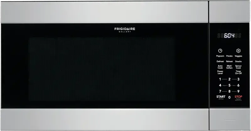 Frigidaire Gallery 24 Inch Countertop Microwave - 2.2 cu. ft.， Stainless Steel