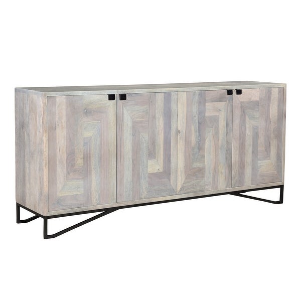 Caden 4-Door Plank Sideboard