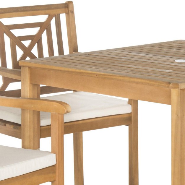 Del Mar 5 Piece Patio Outdoor Dining Set Safavieh