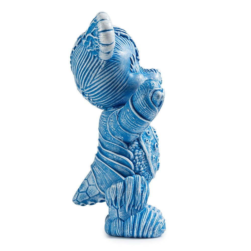 Free Hugs Bear Art Figure by Frank Kozik - Blue Edition