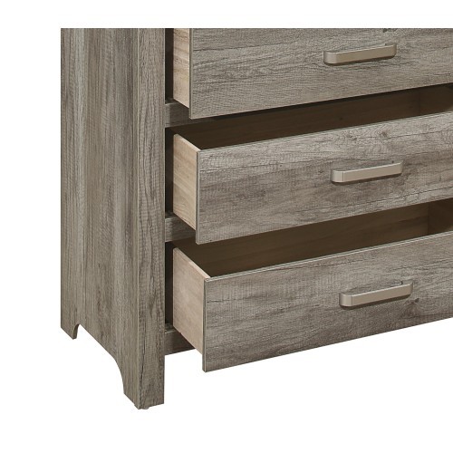 Transitional Aesthetic Weathered Gray Finish Chest...