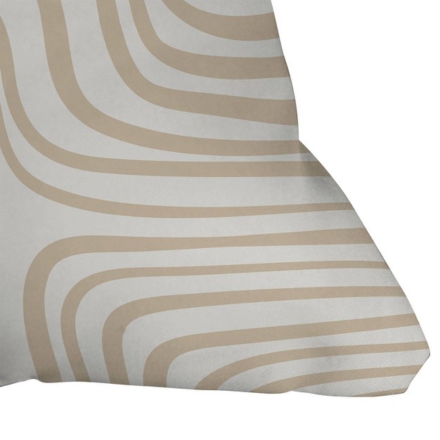 Iveta Abolina Coeur Square Throw Pillow Neutral Deny Designs