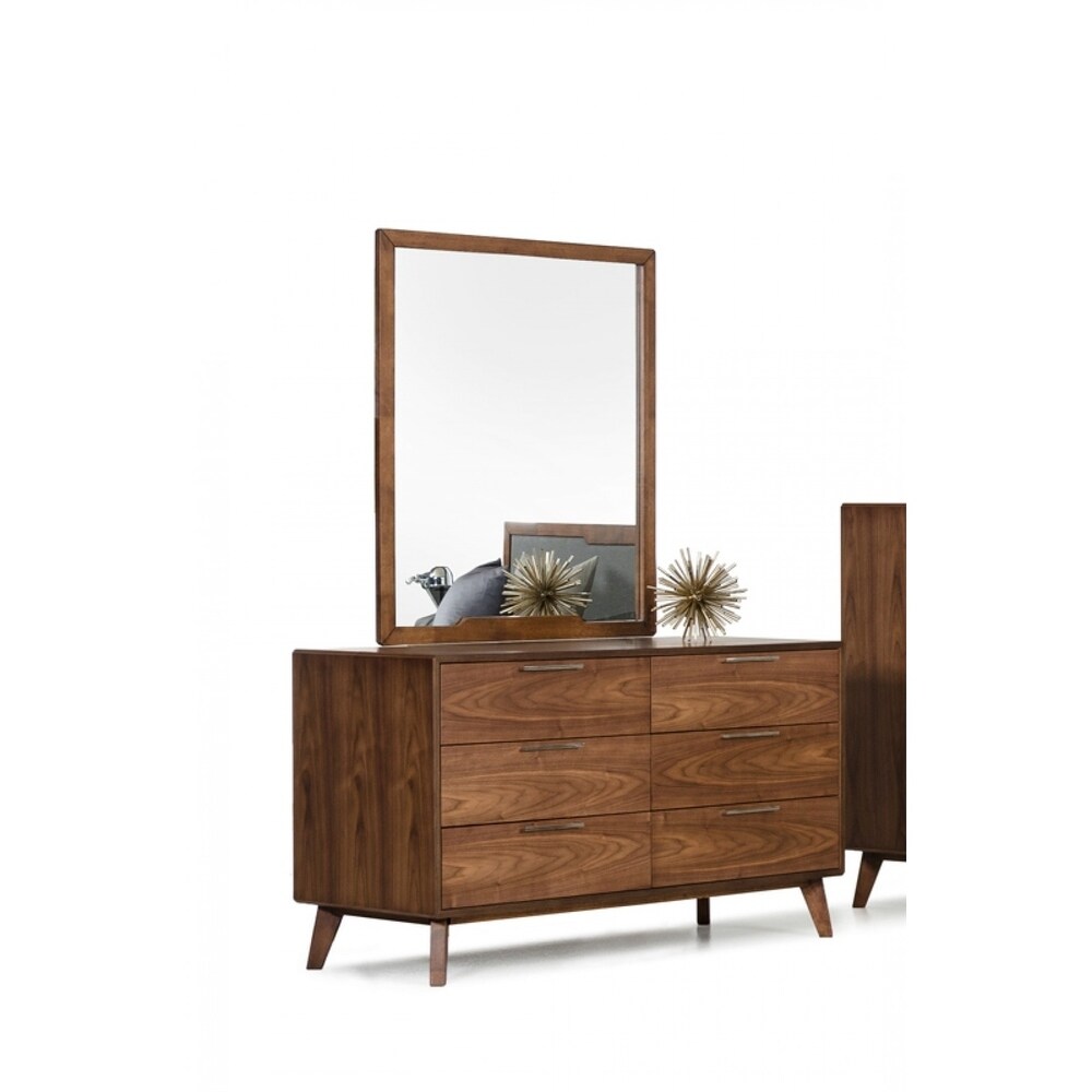 Alanso Mid Century Walnut Dresser