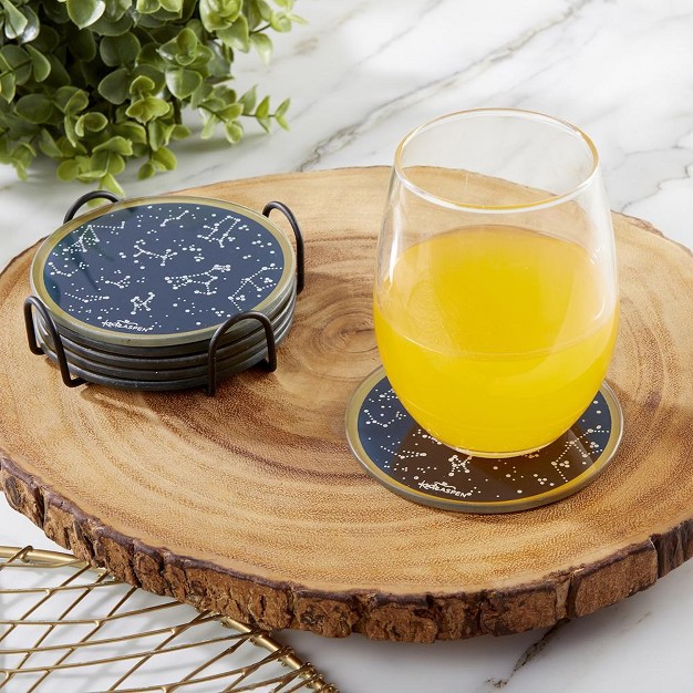 Kate Aspen Under The Stars Glass Coasters