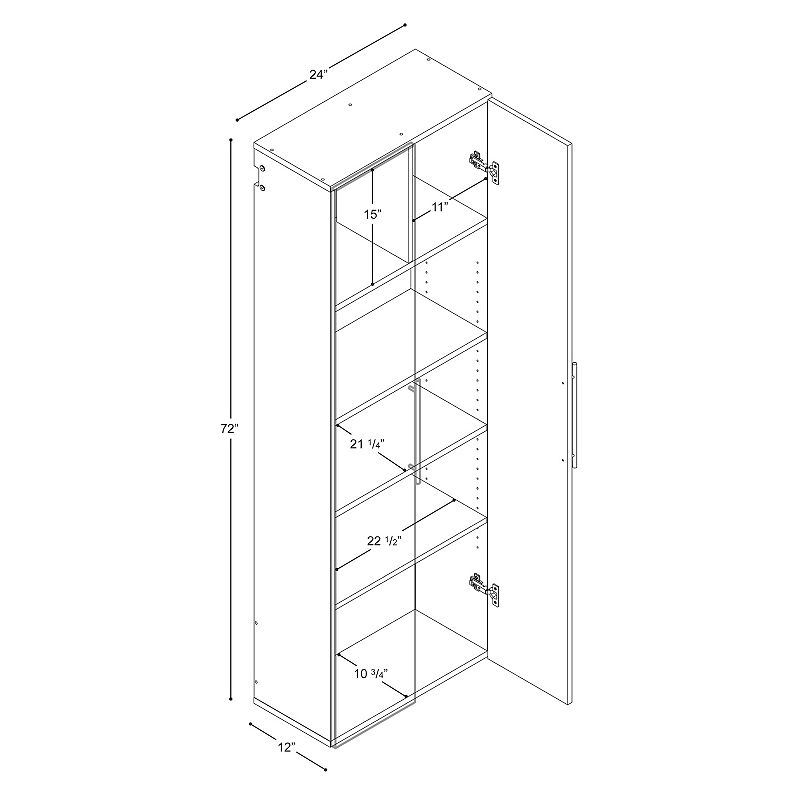 Prepac HangUps 24-in. Large Storage Cabinet