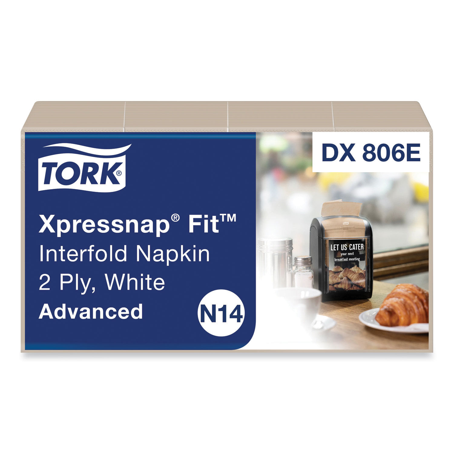 Xpressnap Fit Interfold Dispenser Napkins by Torkandreg; TRKDX806E