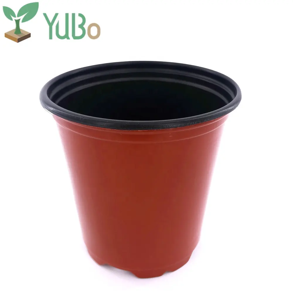 China supplier clear plastic soft garden flower pot with low price for planter